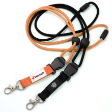 Wholesale Cheap Custom Woven Logo Cheap Custom Cord Round Polyester Lanyard